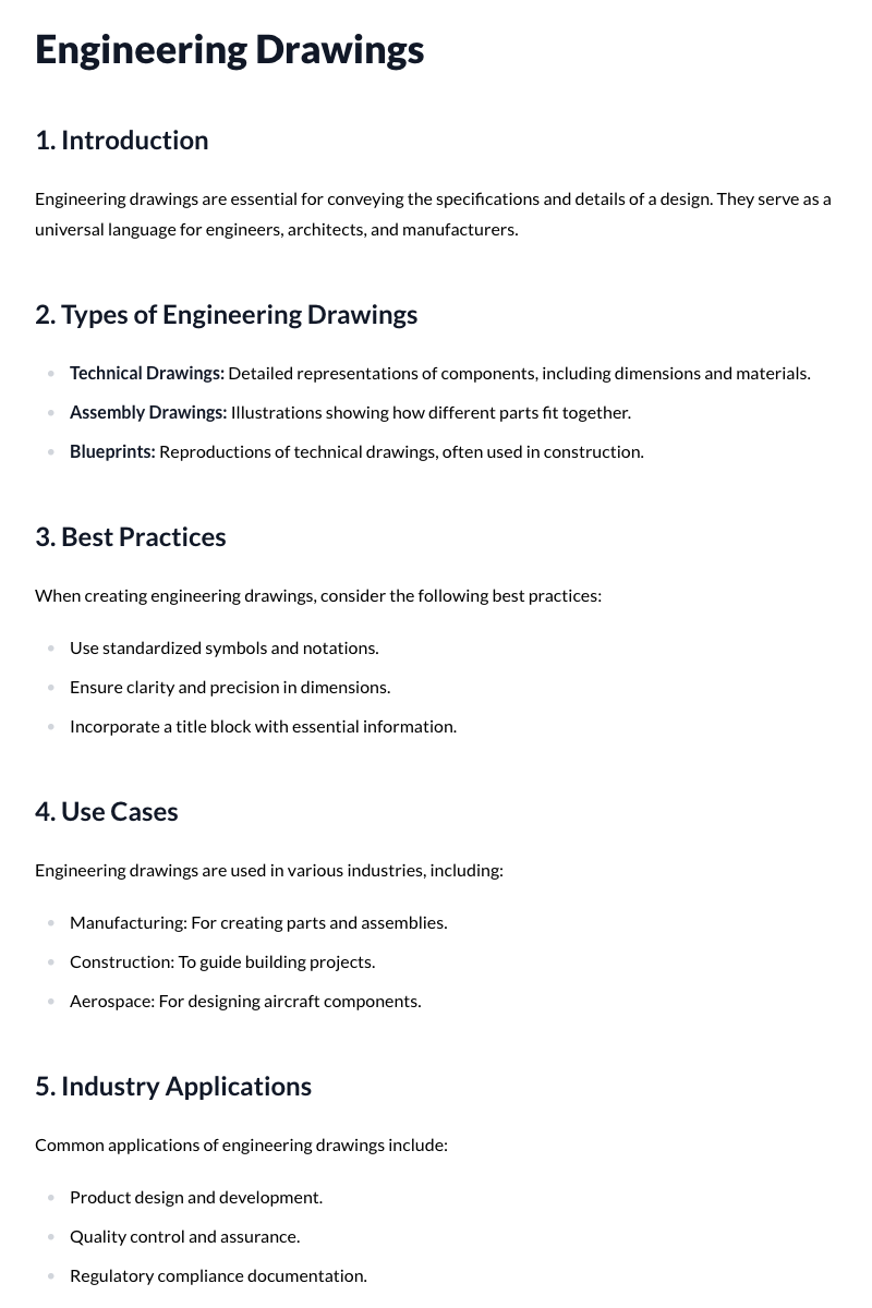 Engineering Drawings