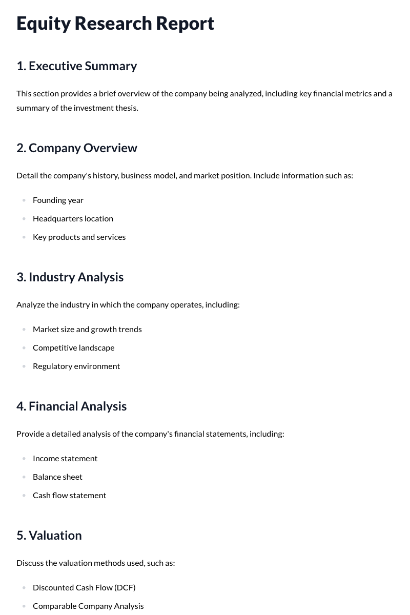 Equity Research Reports