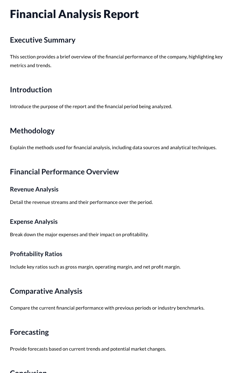 Financial Analysis Report