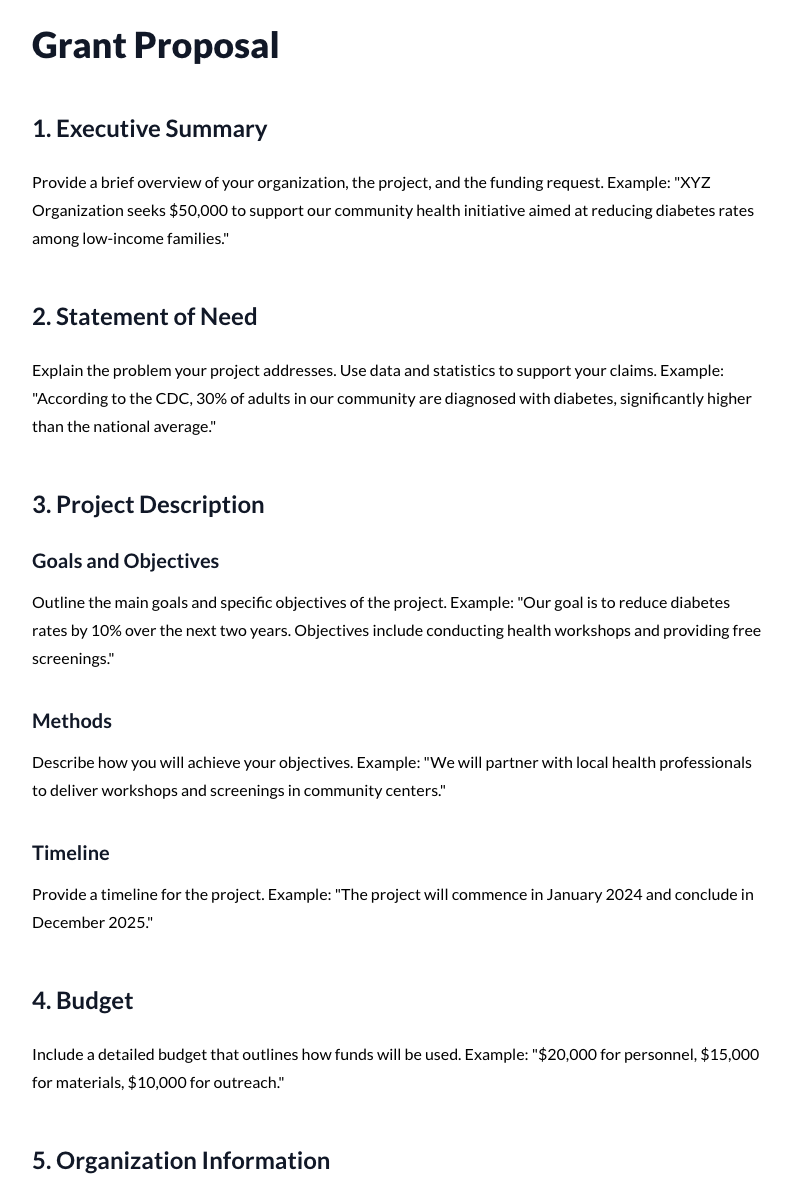 Grant Proposal