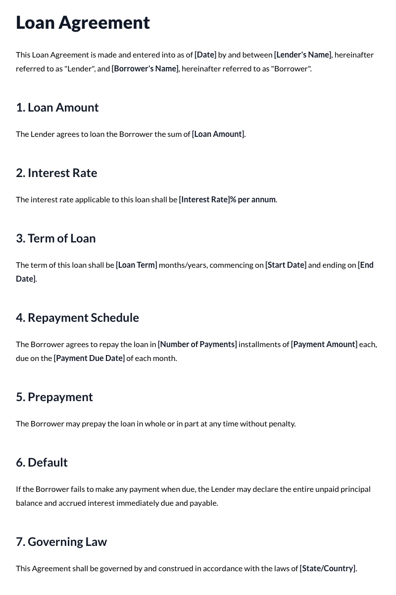 Loan Agreement