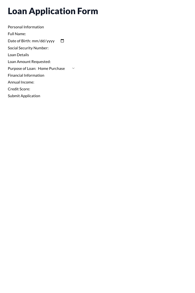 Loan Applications