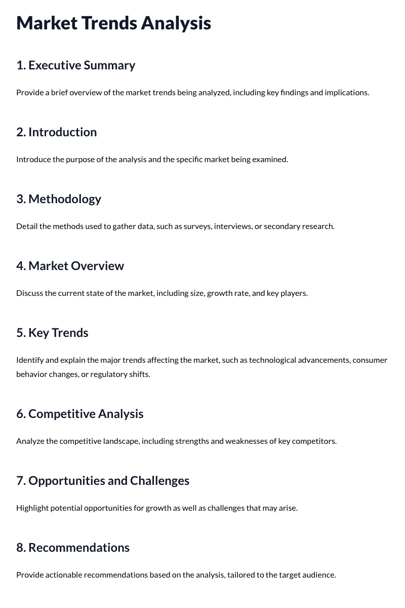 Market Trends Analysis
