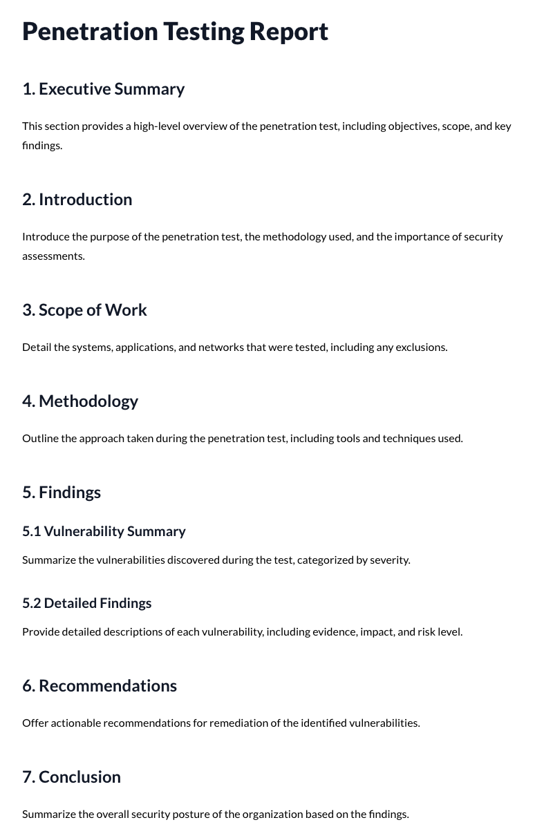 Penetration Testing Reports