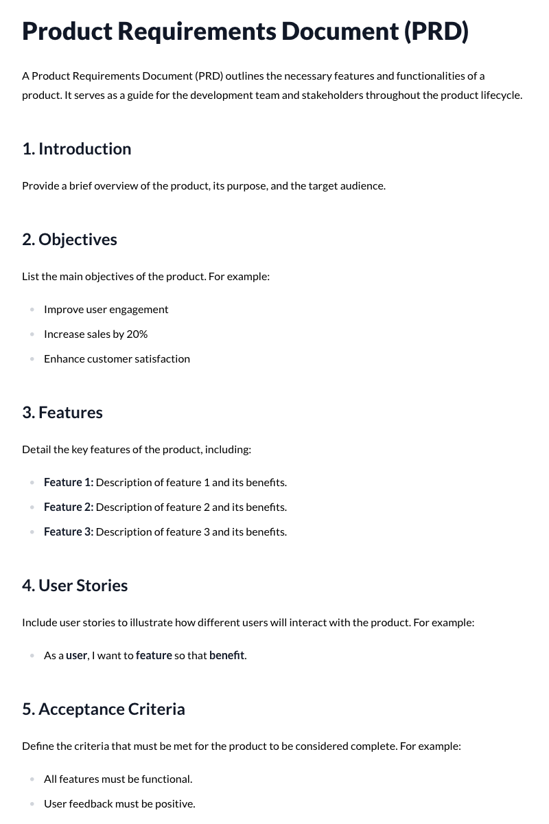 Product Requirements Document