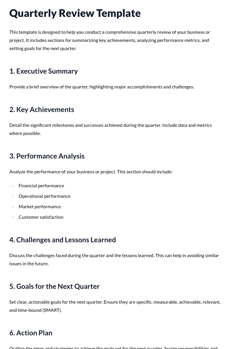 Quarterly Review