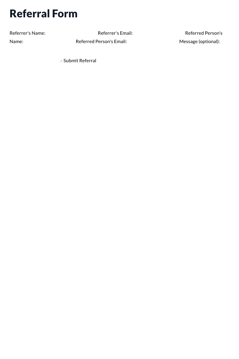 Referral Forms