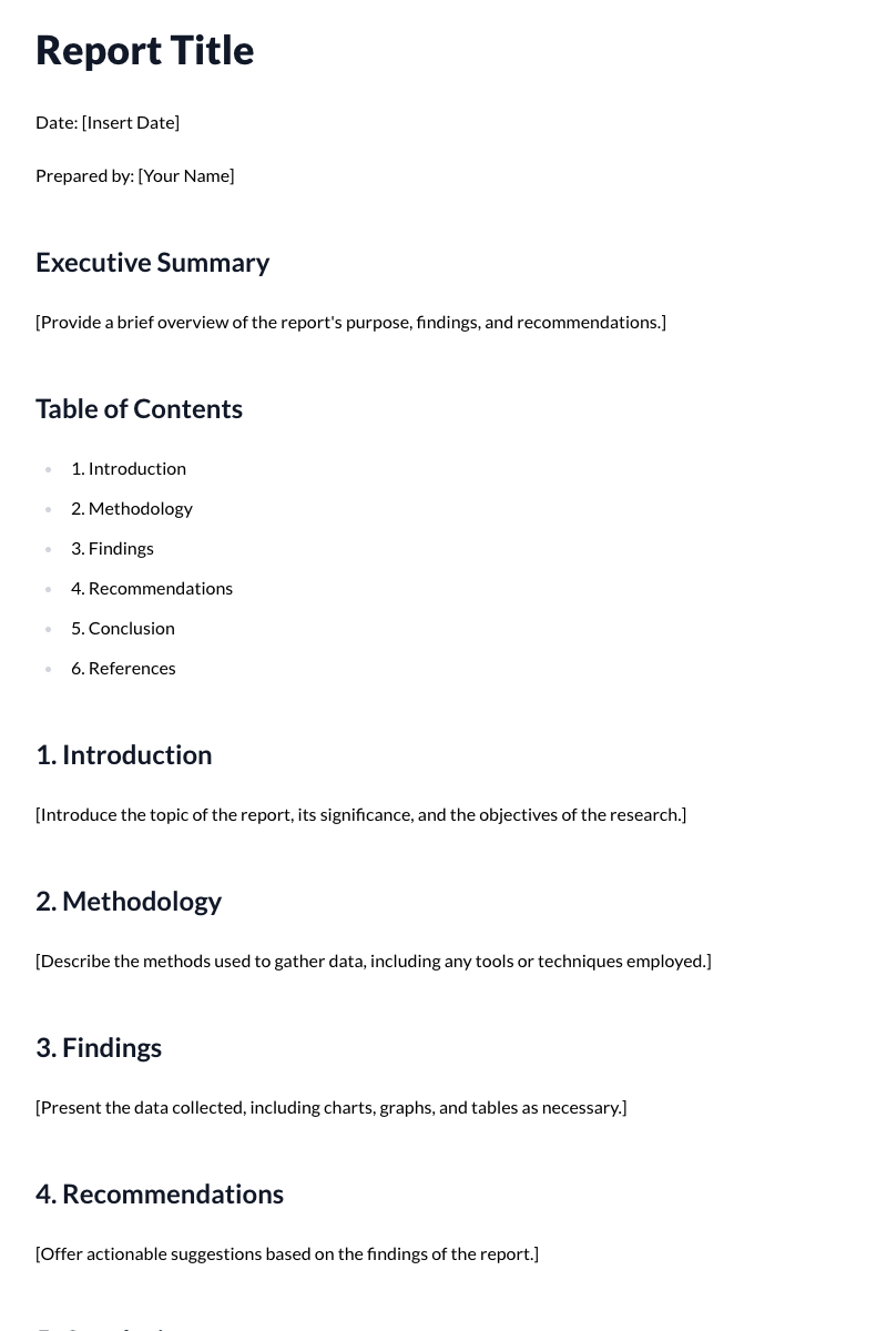 Report Templates