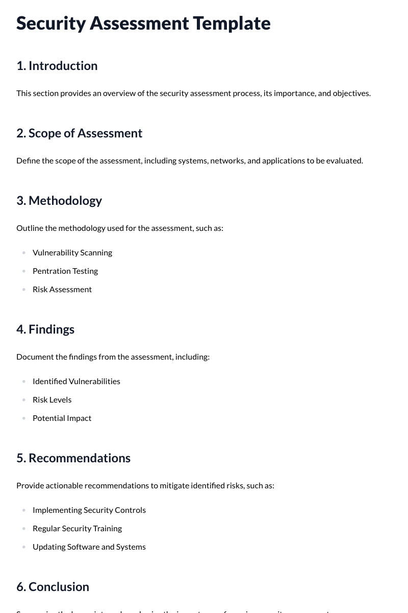 Security Assessments