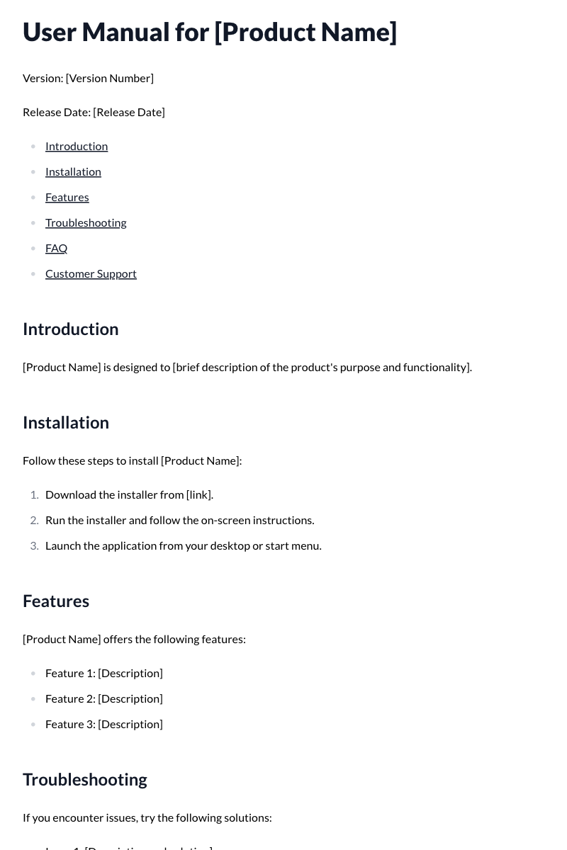 User Manual