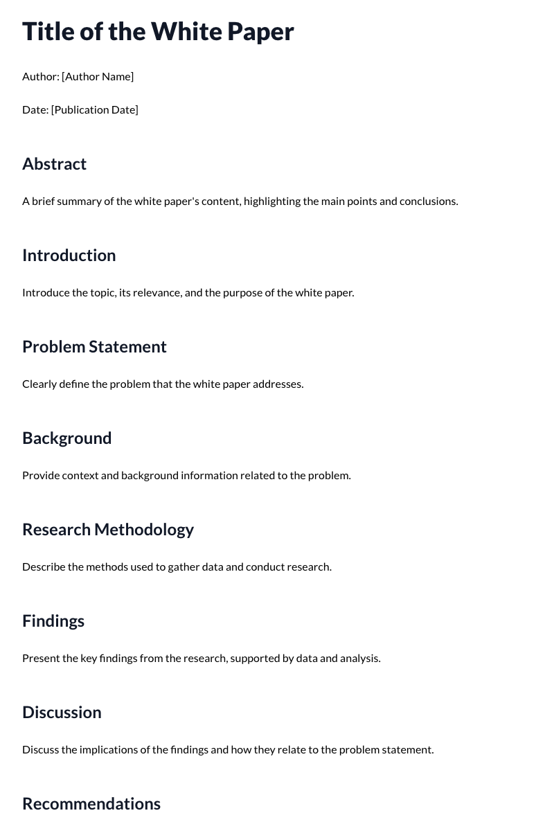 White Papers
